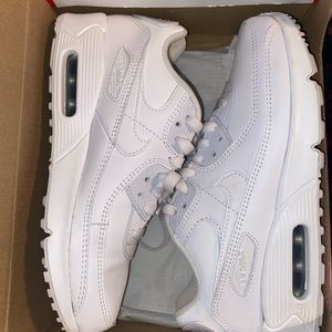 Nike Air Max 90 White- 5Y
